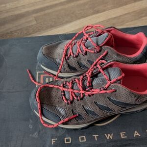Women's Columbia Brown and Pink Sneakers for Outdoor Adventures Only Used Once